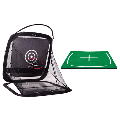 Spornia SPG-7 Pro Bundle #4: SPG-7 Net + 3D Pro Turf Teaching Mat