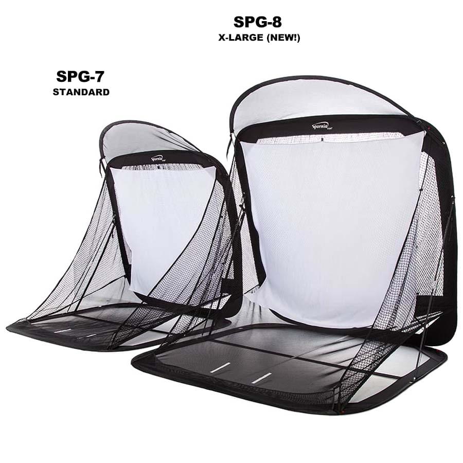 Spornia Golf Simulator Bundle E: SPG-8 Net + Garmin Approach® R50 Launch Monitor & Simulator
