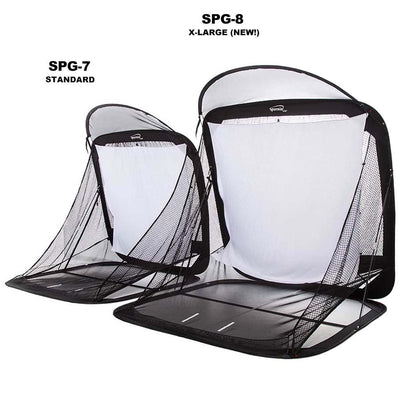 Spornia Golf Simulator Bundle E: SPG-8 Net + Garmin Approach® R50 Launch Monitor & Simulator